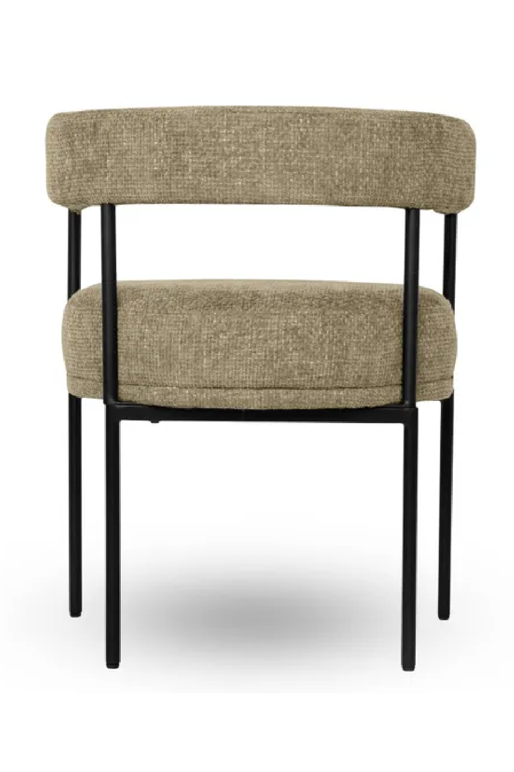 Metal Framed Curved Dining Chair | NV Gallery Arcade | Oroa.com