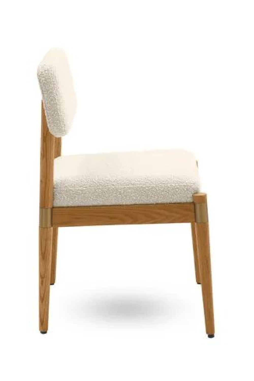 Wood Framed Bouclé Dining Chair | NV Gallery Lilay | Oroa.com