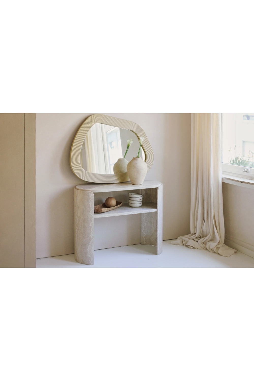 Oval Wooden Console Table | NV Gallery Elipse | Oroa.com