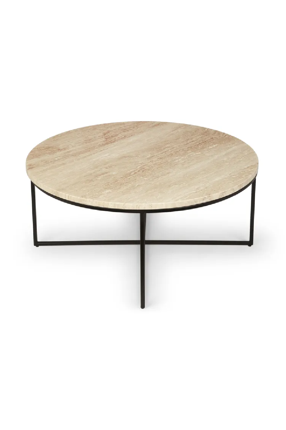 Black Cross Base Coffee Table | NV Gallery Giselle | OROA.com