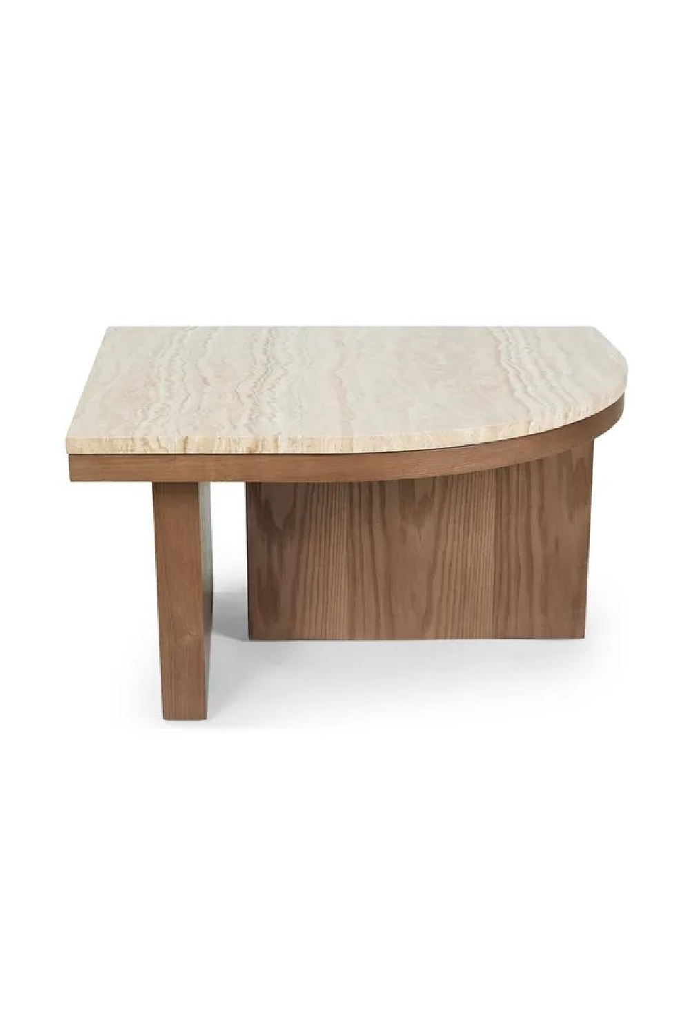 Travertine Asymmetrical Coffee Table | NV Gallery Highland | Oroa.com