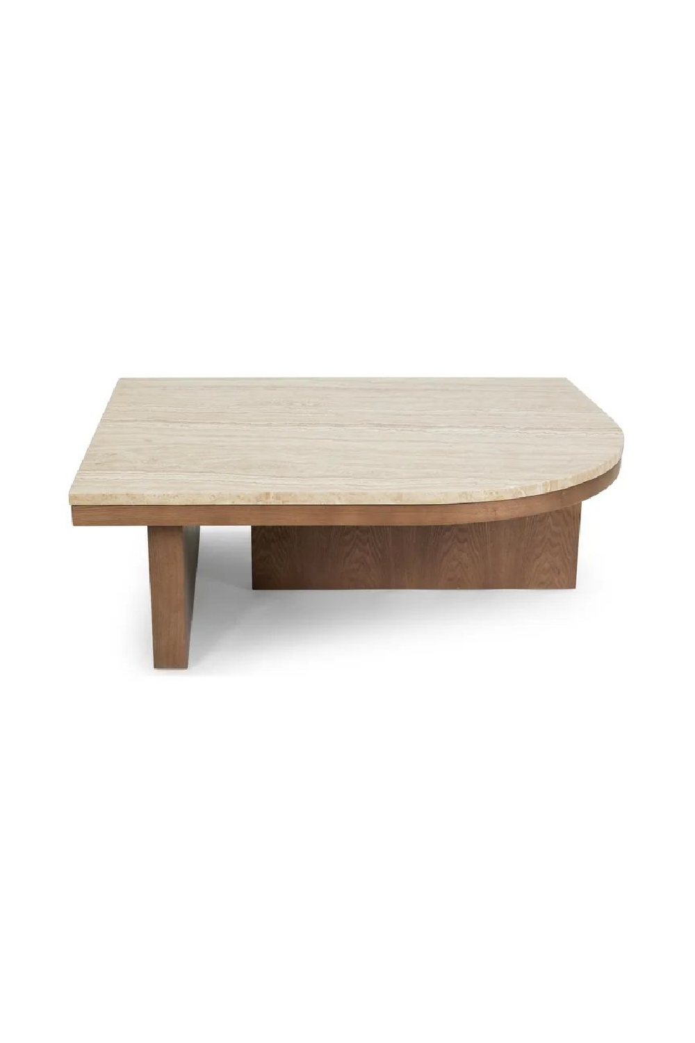 Travertine Asymmetrical Coffee Table | NV Gallery Highland | Oroa.com