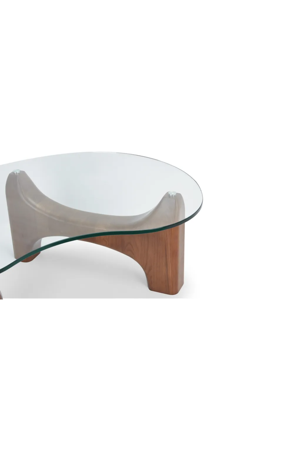 Curved Glass Coffee Table | NV Gallery Orwell | Oroa.com
