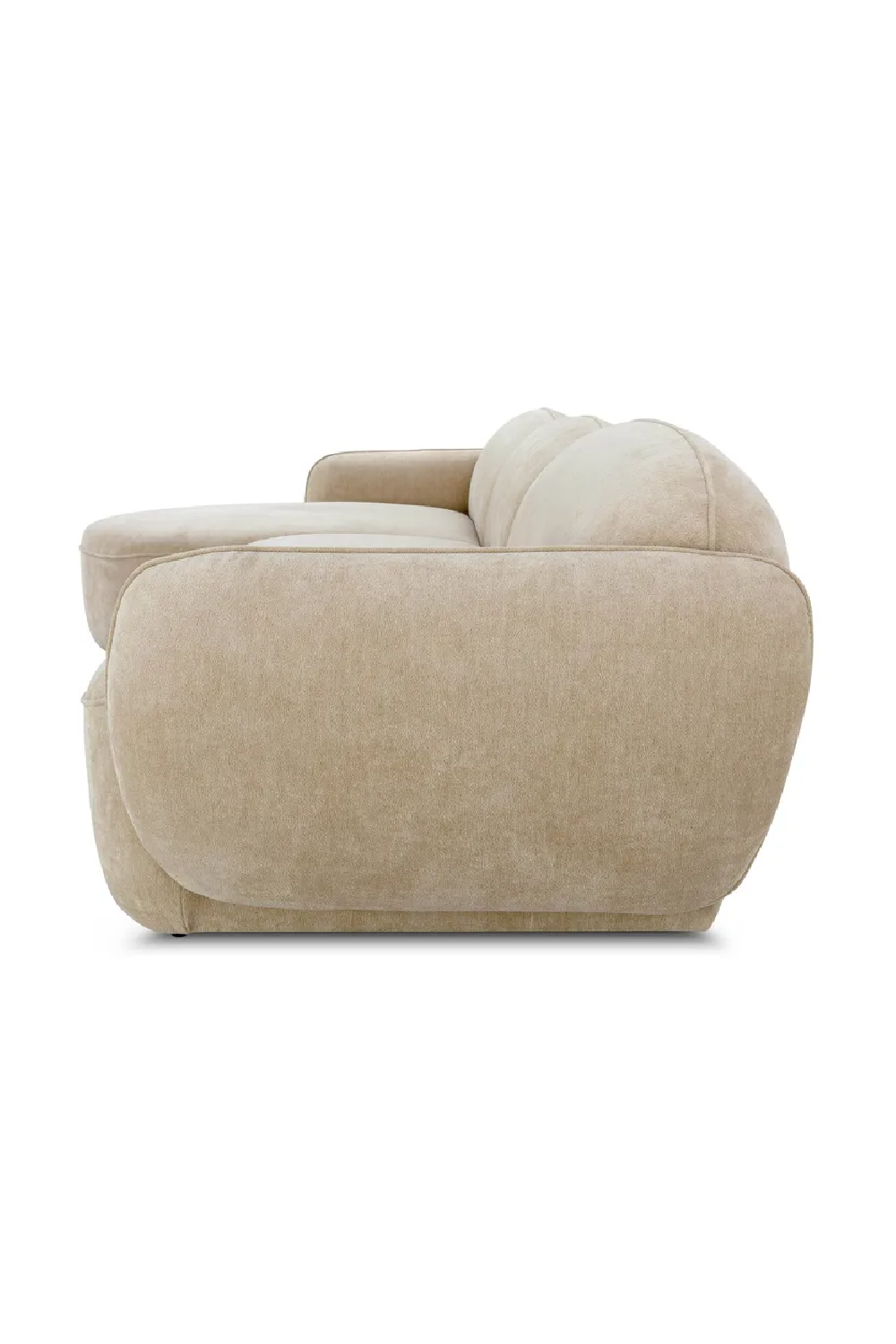 Beige Plush Corner Sofa | NV Gallery Wonka | Oroa.com