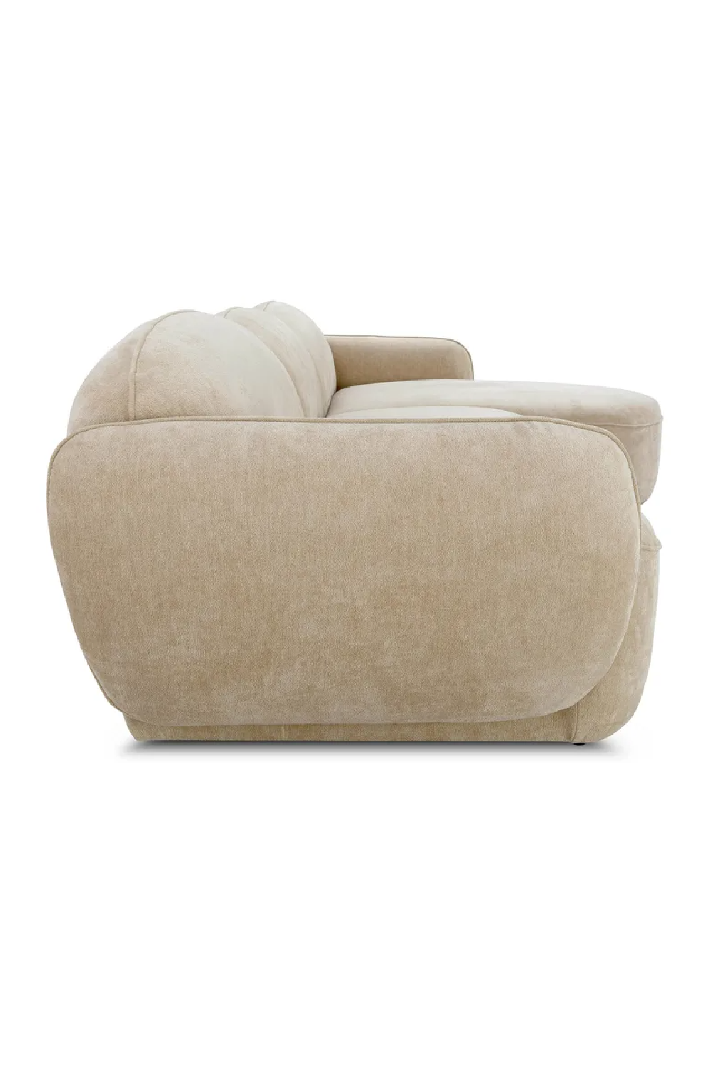 Beige Plush Corner Sofa | NV Gallery Wonka | Oroa.com