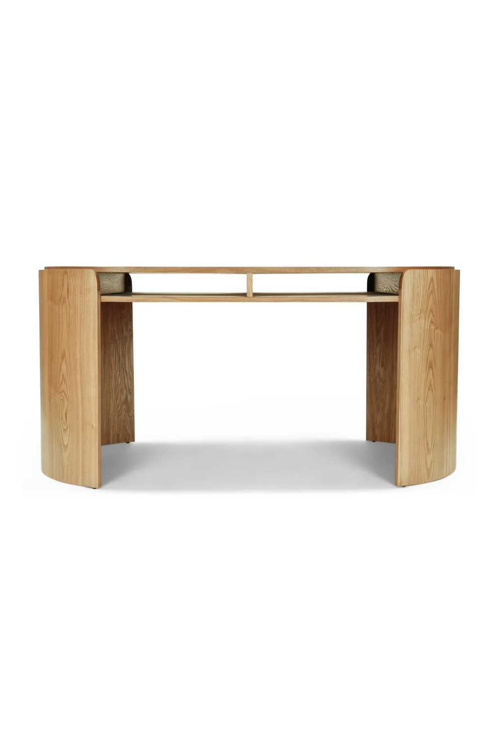 Oval Wood 2-Drawer Desk | NV Gallery Elipse | Oroa.com