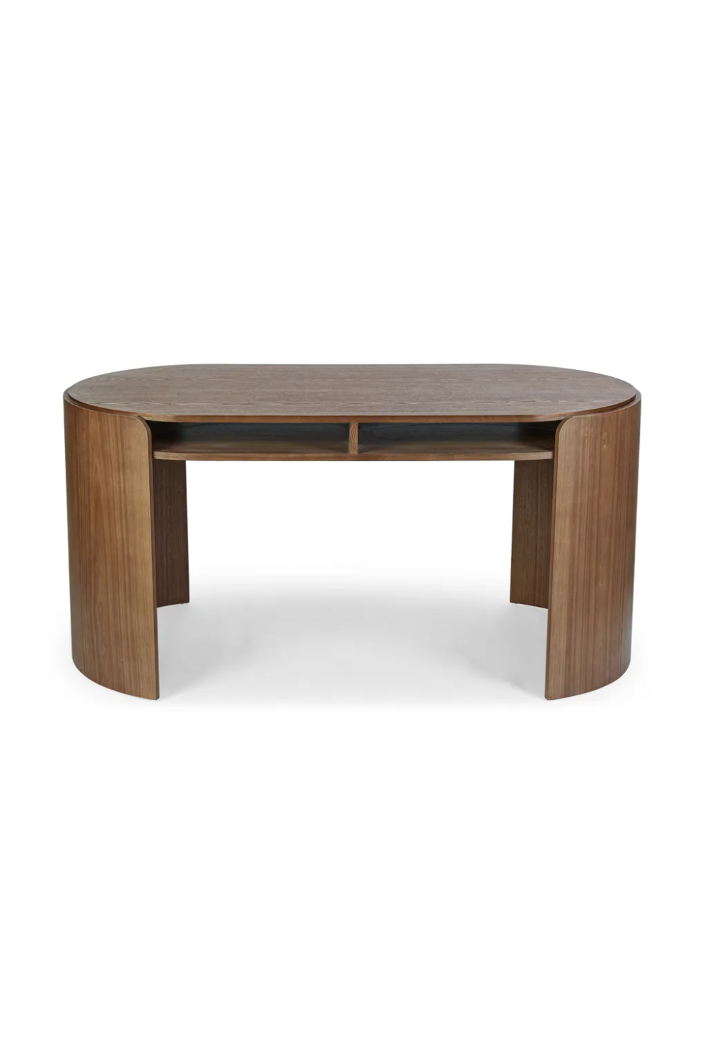 Oval Wood 2-Drawer Desk | NV Gallery Elipse | Oroa.com