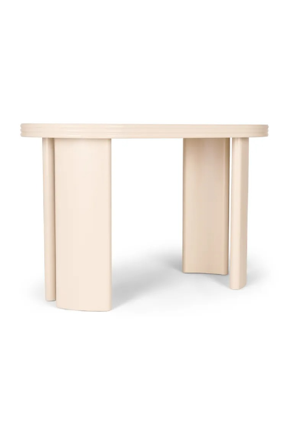 Matte Beige Desk | NV Gallery Mira | Oroa.com