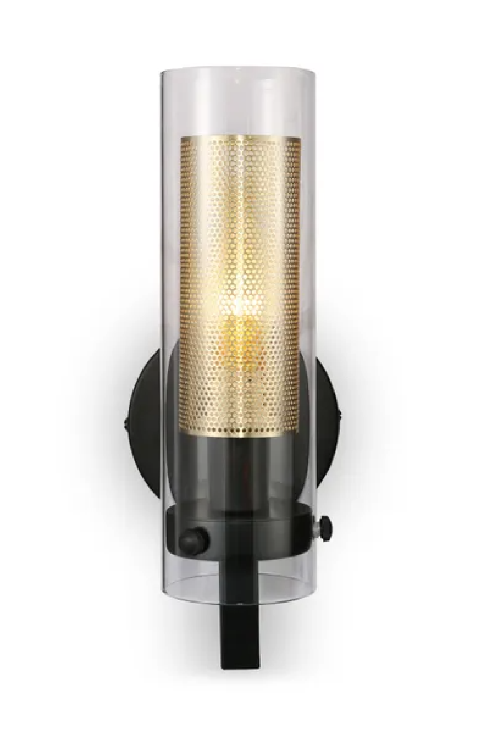 Cylindrical Gold Wall Lamp | NV Gallery Dawson | Oroa.com