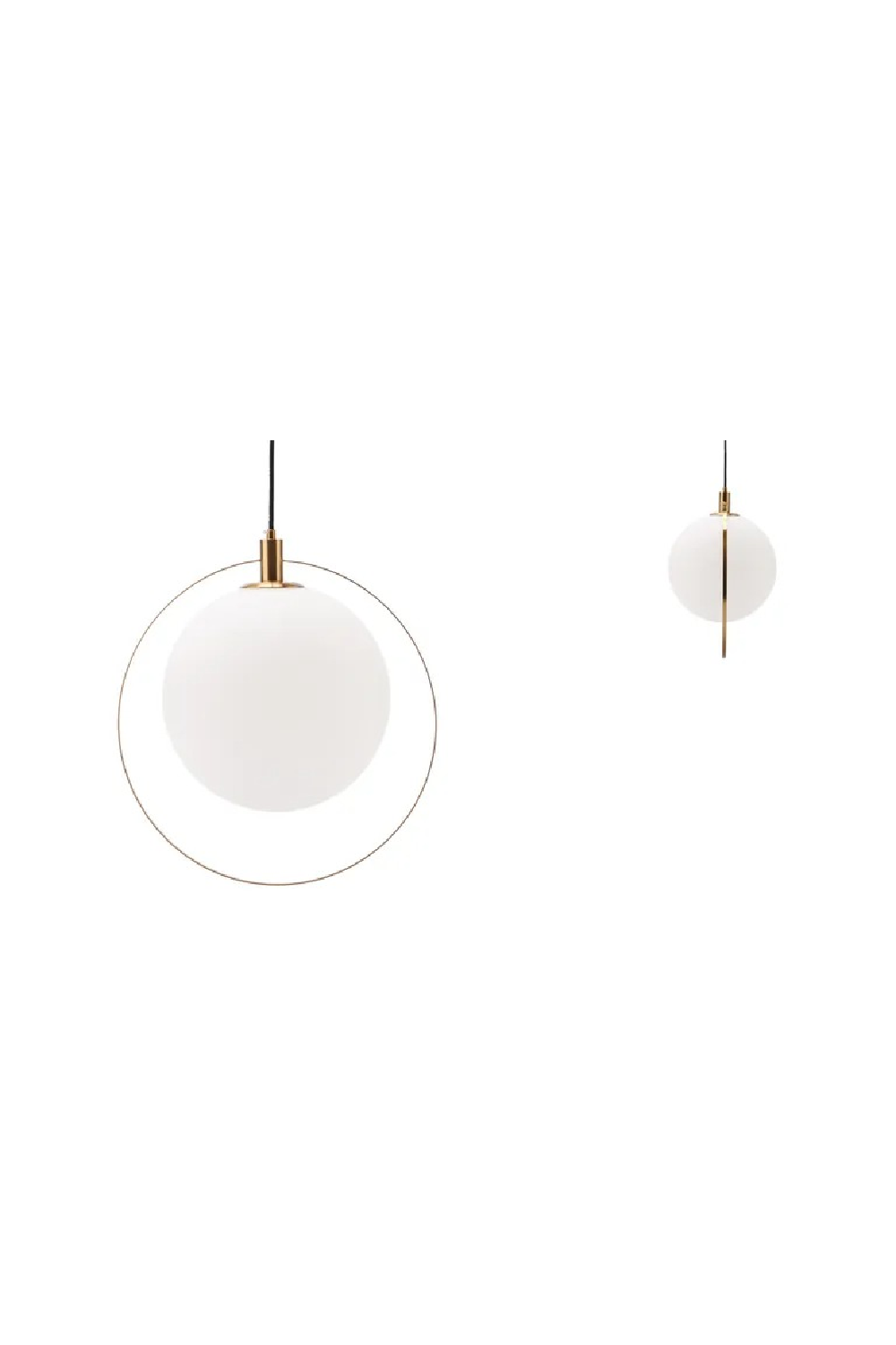 White Glass Sphere Pendant Lamp | NV Gallery Aurora | Oroa.com