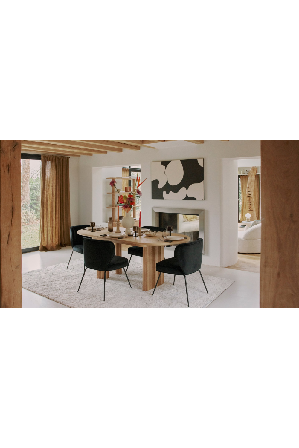 Extendable Wooden Dining Table | NV Gallery Adriano | Oroa.com