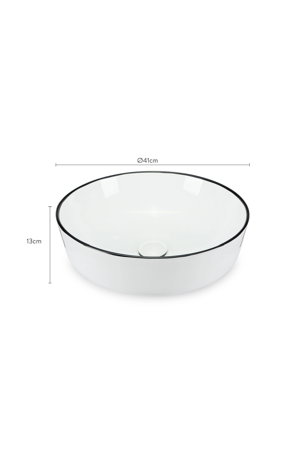 White Glazed Round Washbasin | NV Gallery Amsterdam | Oroa.com