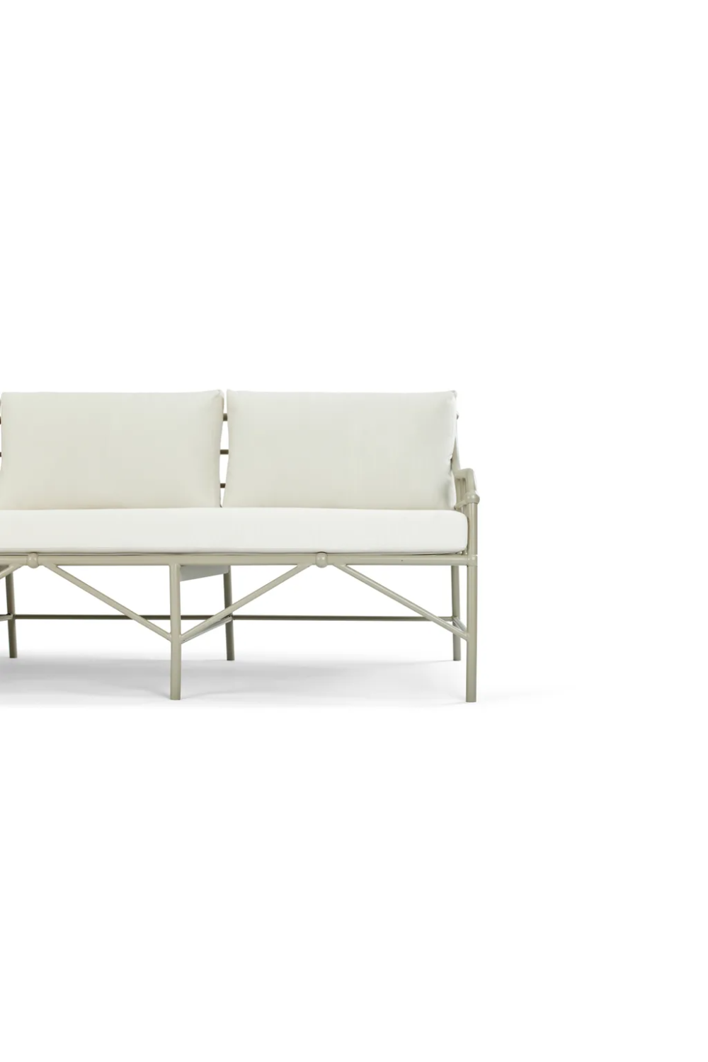 White Outdoor 3-Seater Sofa | NV Gallery Amalfi | Oroa.com