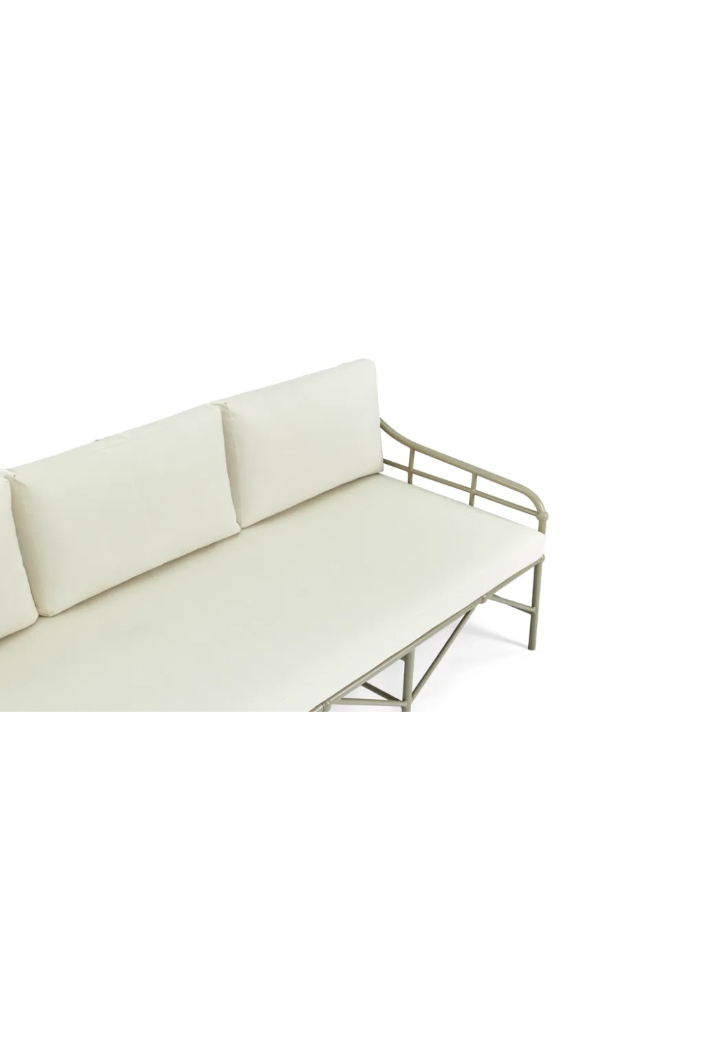 White Outdoor 3-Seater Sofa | NV Gallery Amalfi | Oroa.com