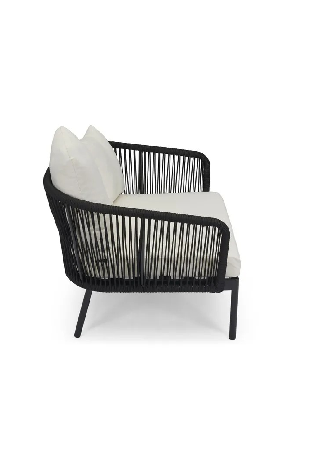 Black Rope Outdoor Armchair | NV Gallery Santa Monica | Oroa.com