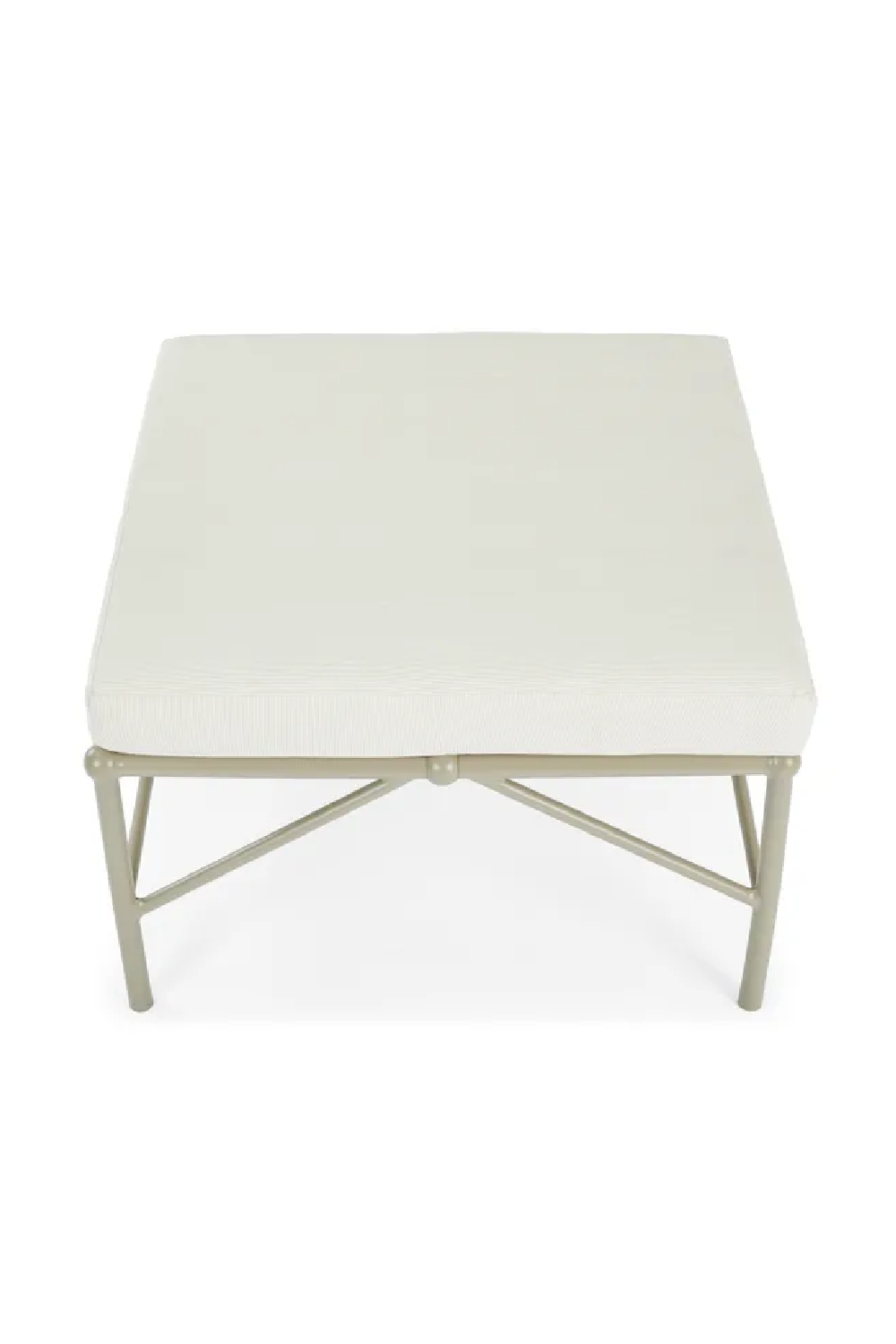Taupe Metal Outdoor Stool | NV Gallery Amalfi | Oroa.com