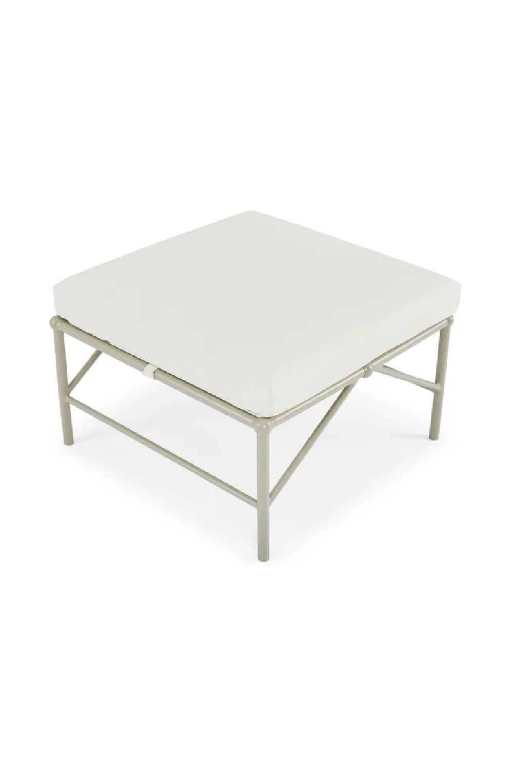 Taupe Metal Outdoor Stool | NV Gallery Amalfi | Oroa.com