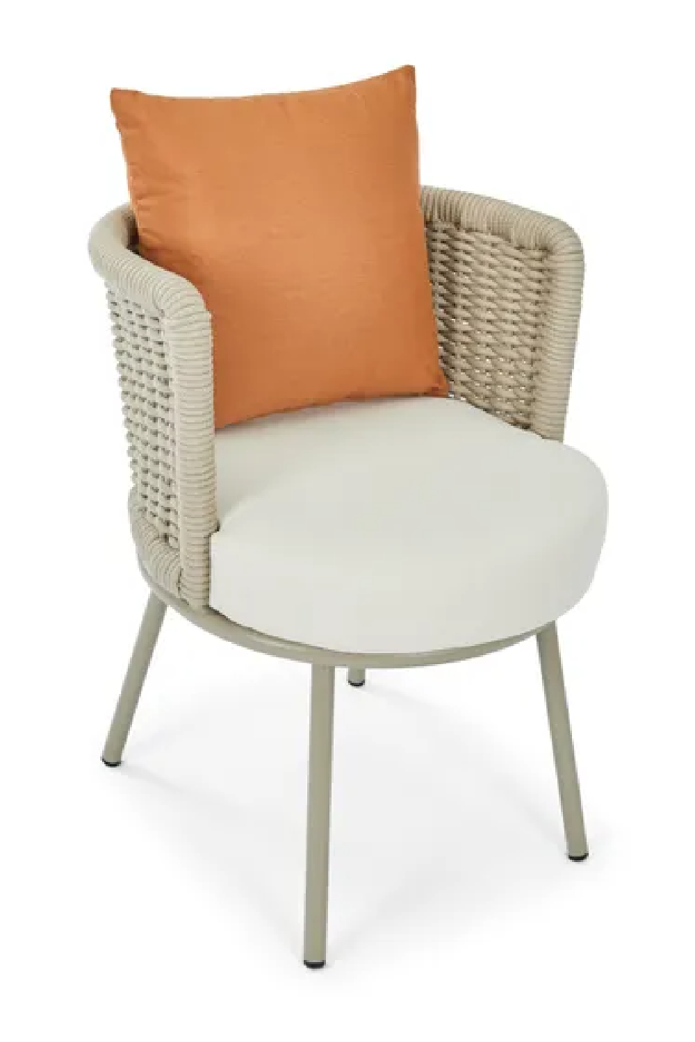 Taupe Curved Outdoor Dining Chair | NV Gallery Florentino | Oroa.com