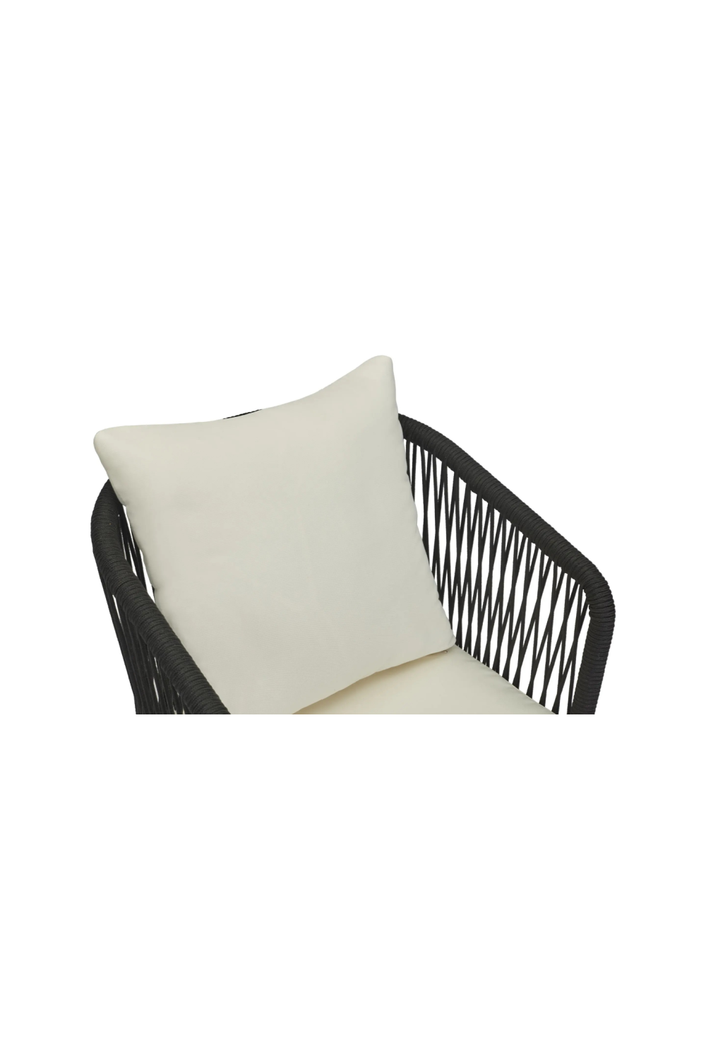 Black Rope Outdoor Chair | NV Gallery Santa Monica