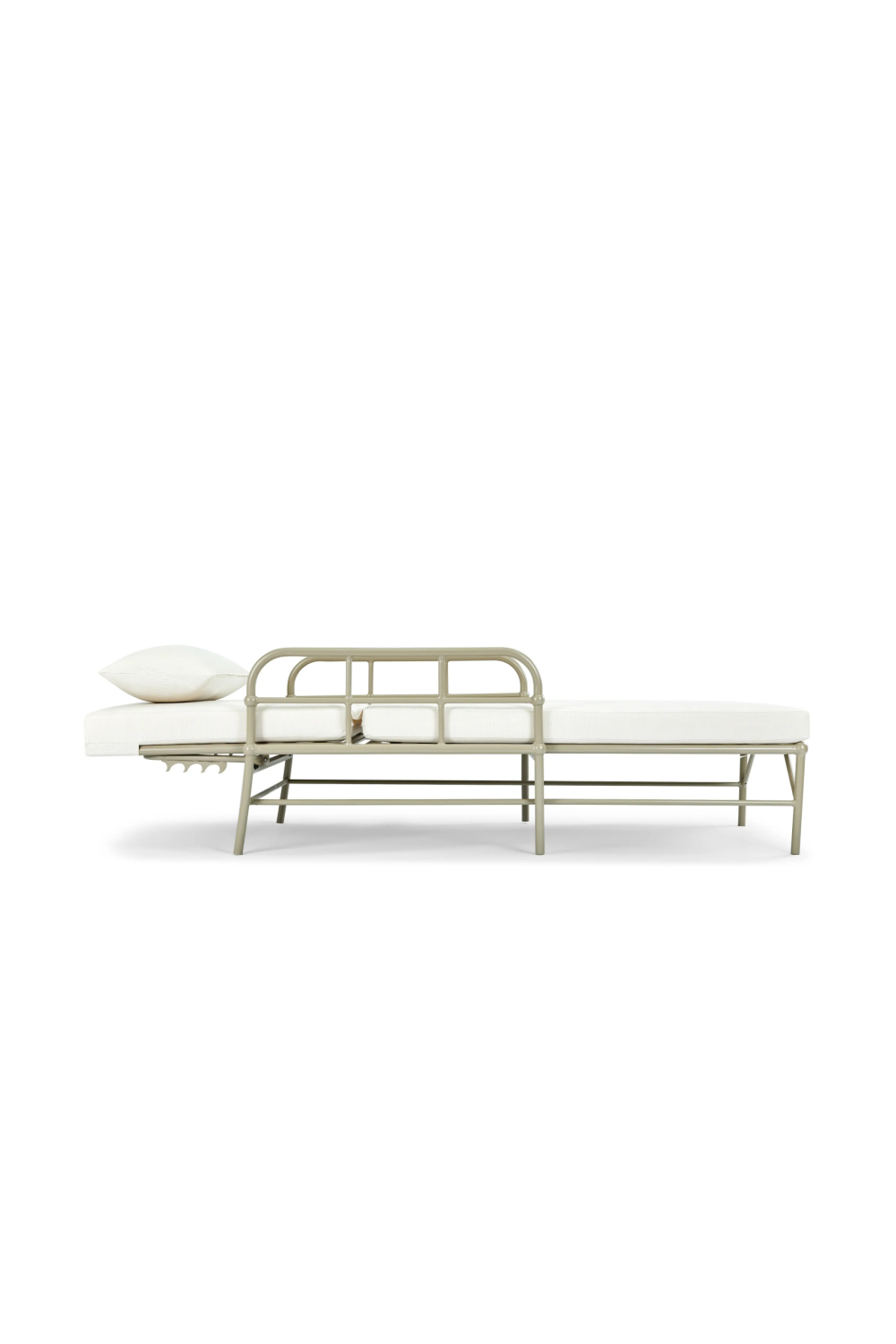 White Padded Sun Lounger | NV Gallery Amalfi | Oroa.com