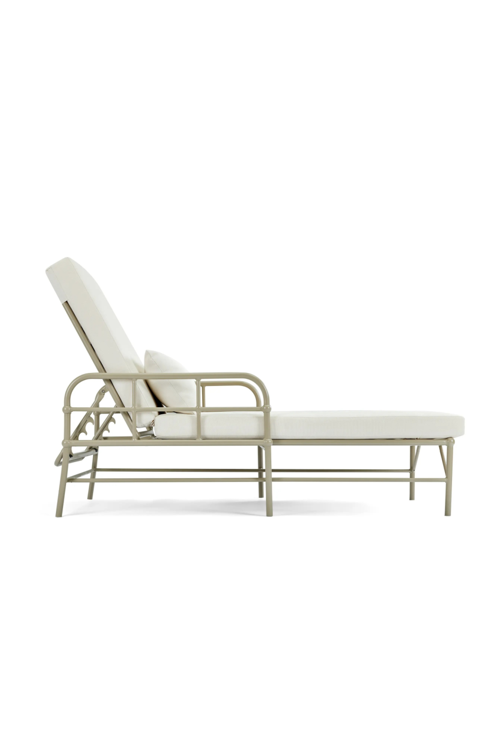 White Padded Sun Lounger | NV Gallery Amalfi | Oroa.com