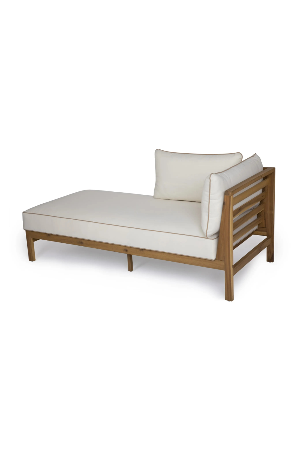 Padded Acacia Sun Lounger | NV Gallery Bayside | Oroa.com
