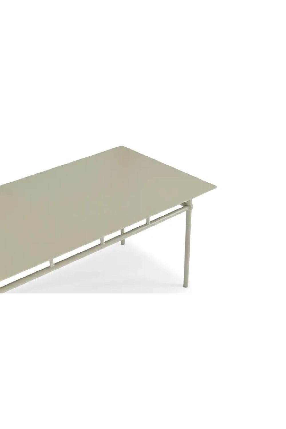 Taupe Metal Outdoor Dining Table | NV Gallery Amalfi | Oroa.com
