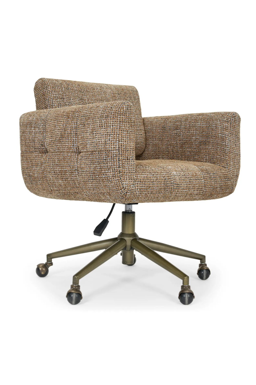 Brown Tweed Swivel Office Chair | NV Gallery Valeria | Oroa.com