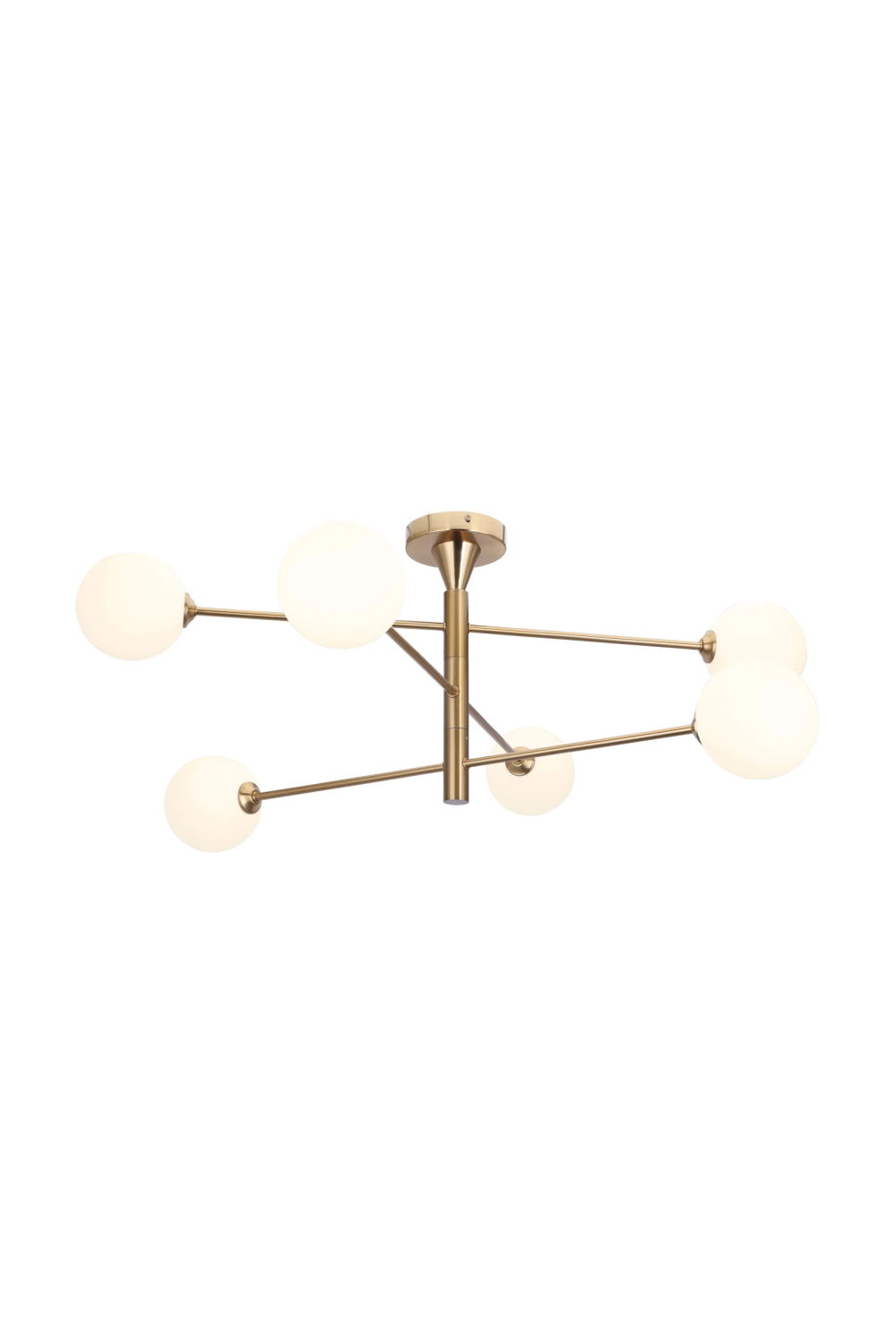 Gilded Iron Stem Pendant Lamp | NV Gallery Cassius