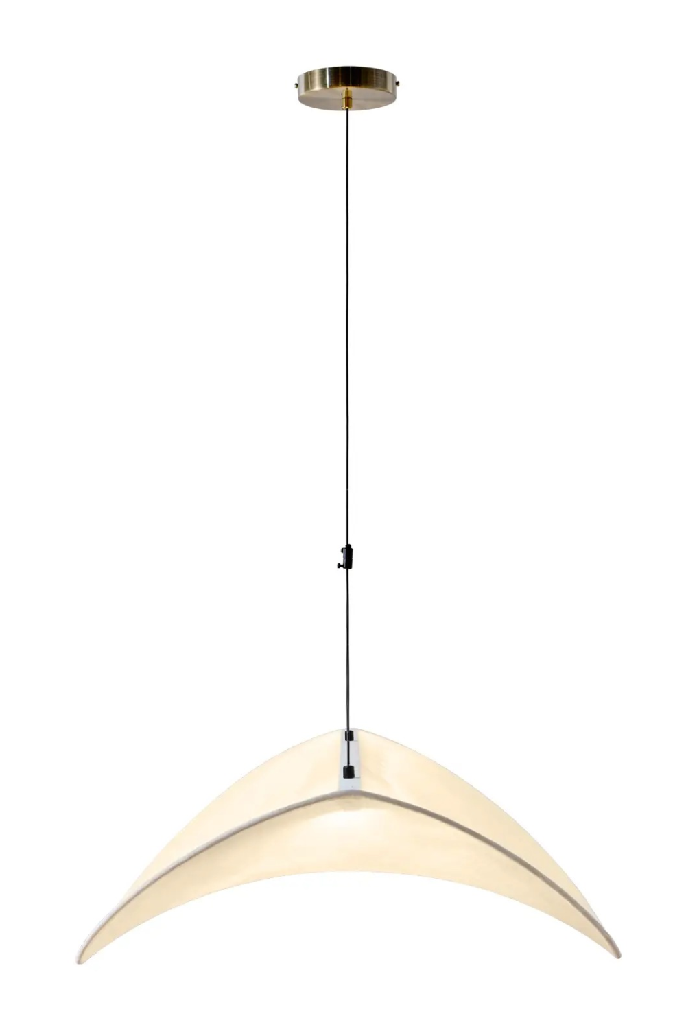 White Curved Pendant Lamp | NV Gallery Fukui | Oroa.com
