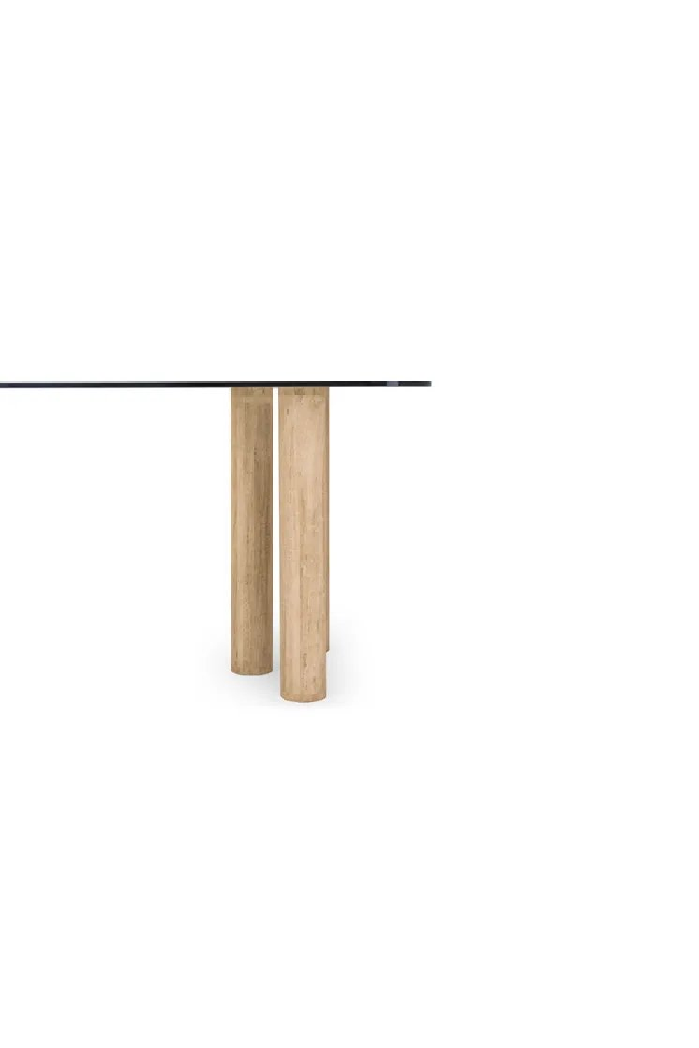 Tempered Glass Dining Table | NV Gallery Caspian | Oroa.com