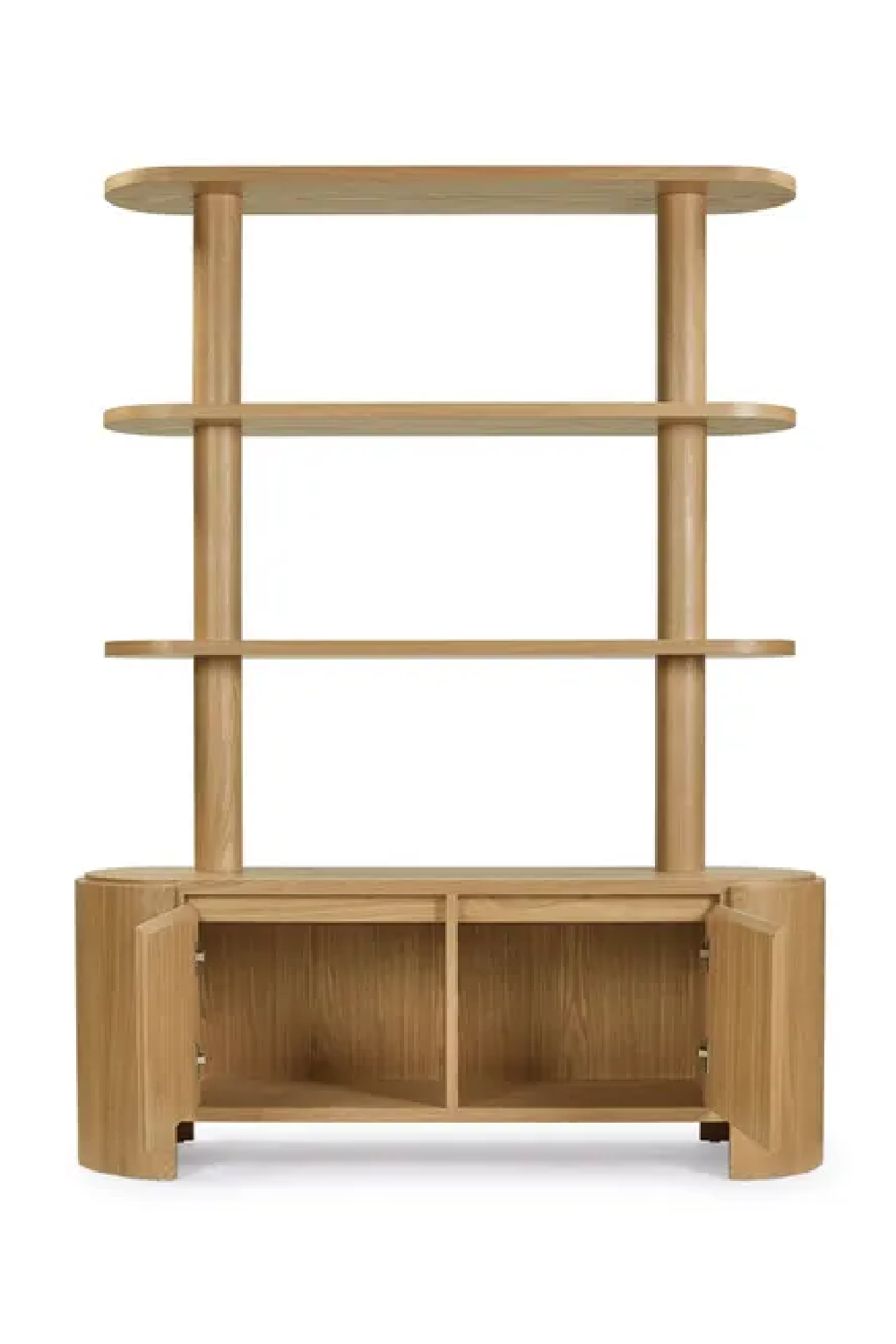 Blond Ash Wood Bookcase | NV Gallery Elipse | Oroa.com