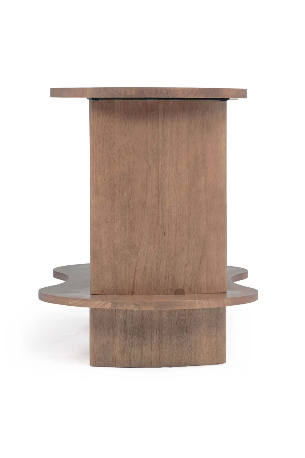 Solid Rubberwood 2-Layer Shelf | NV Gallery Infinito | Oroa.com