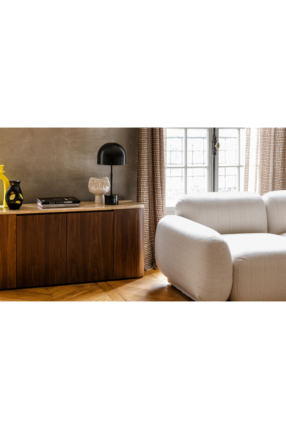 Travertine Top 2-Door Sideboard | NV Gallery Orion | Oroa.com