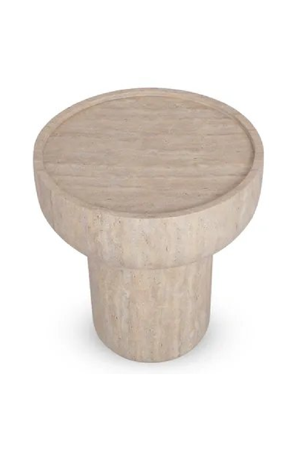 Round Fiberglass Side Table | NV Gallery Calypso | OROA.com