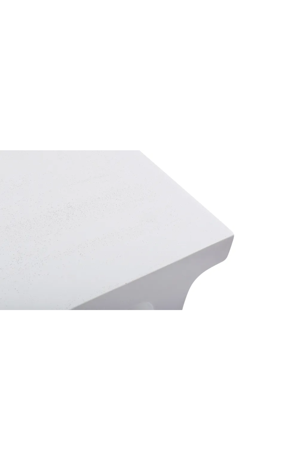 White Fiberglass Indoor/Outdoor Side Table | NV Gallery Ithaque | Oroa.com