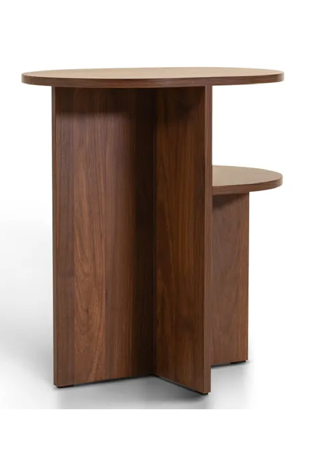 2-Layer Oval Bedside Table | NV Gallery Kyoto | Oroa.com