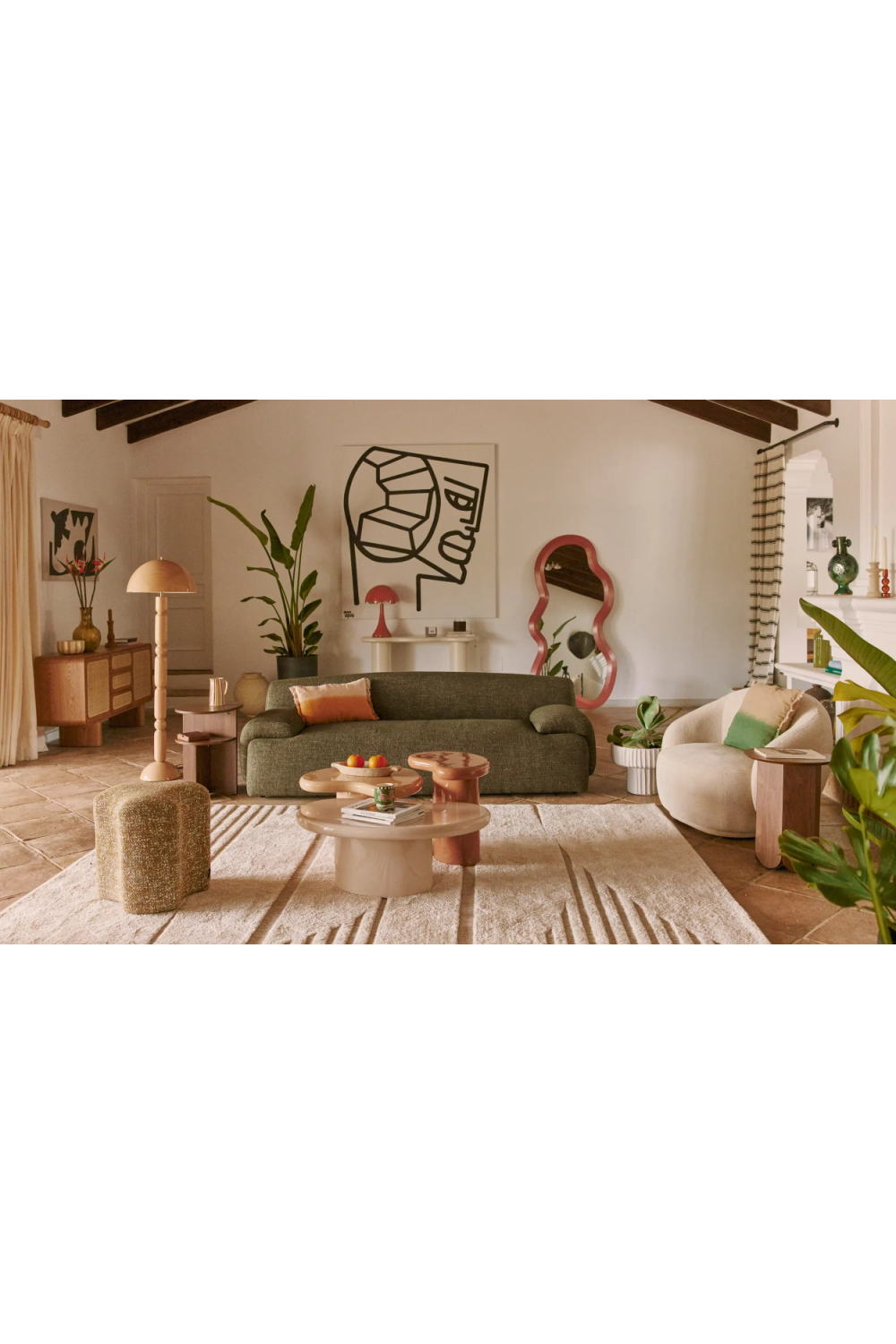 Fiberglass Indoor/Outdoor Side Table | NV Gallery Manarola | Oroa.com