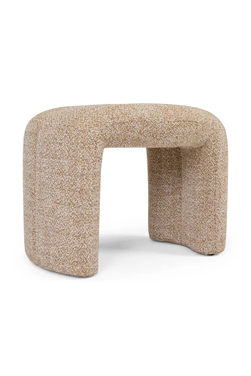 Speckled Yellow Upholstered Stool | NV Gallery Austin | Oroa.com