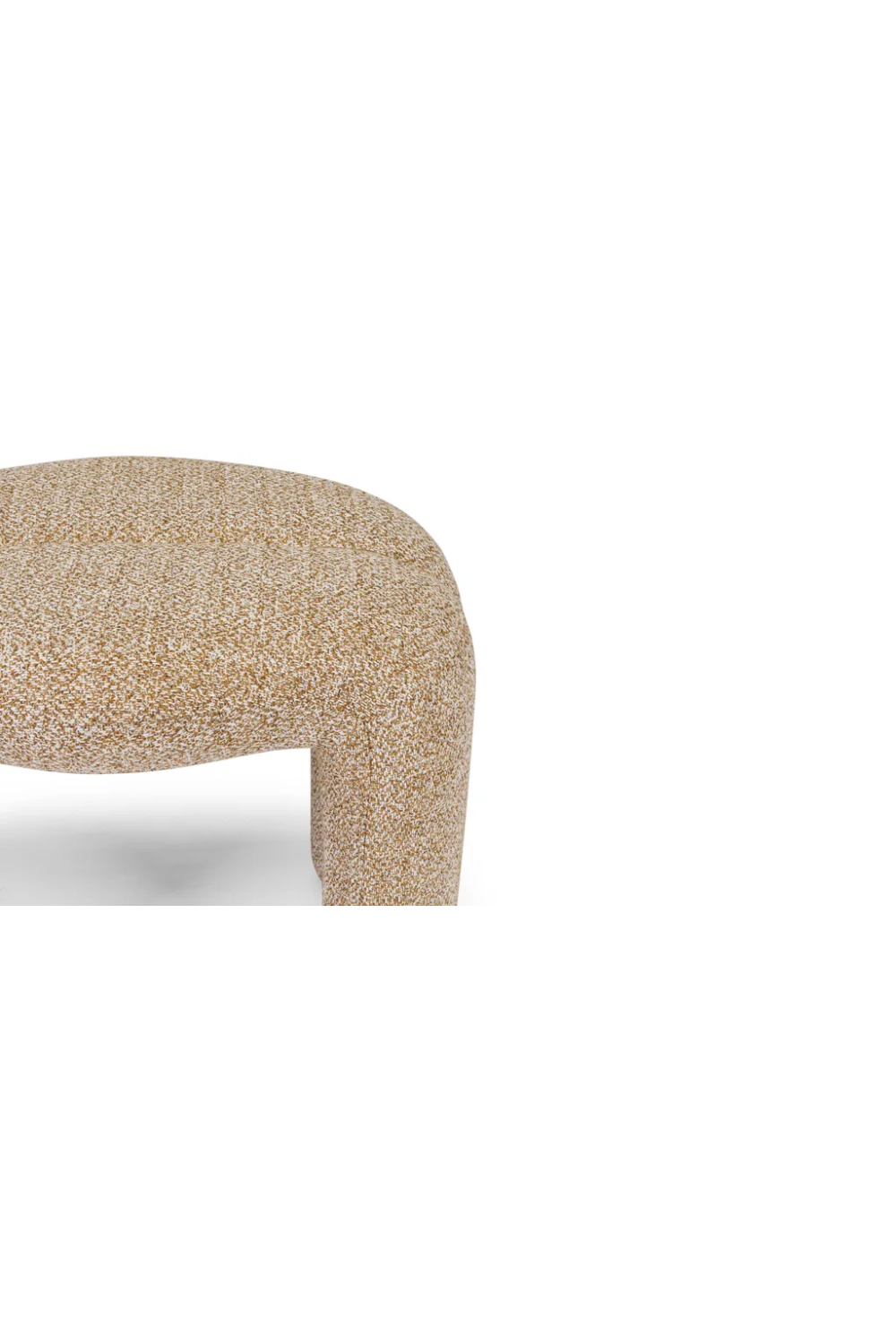 Speckled Yellow Upholstered Stool | NV Gallery Austin | Oroa.com