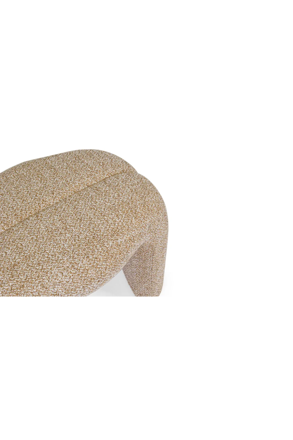 Speckled Yellow Upholstered Stool | NV Gallery Austin | Oroa.com