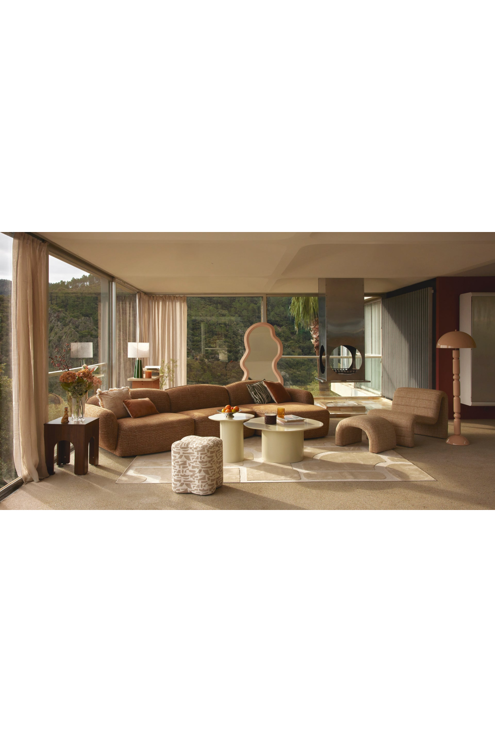 Petal Shaped Pouf | NV Gallery Ipsy | Oroa.com