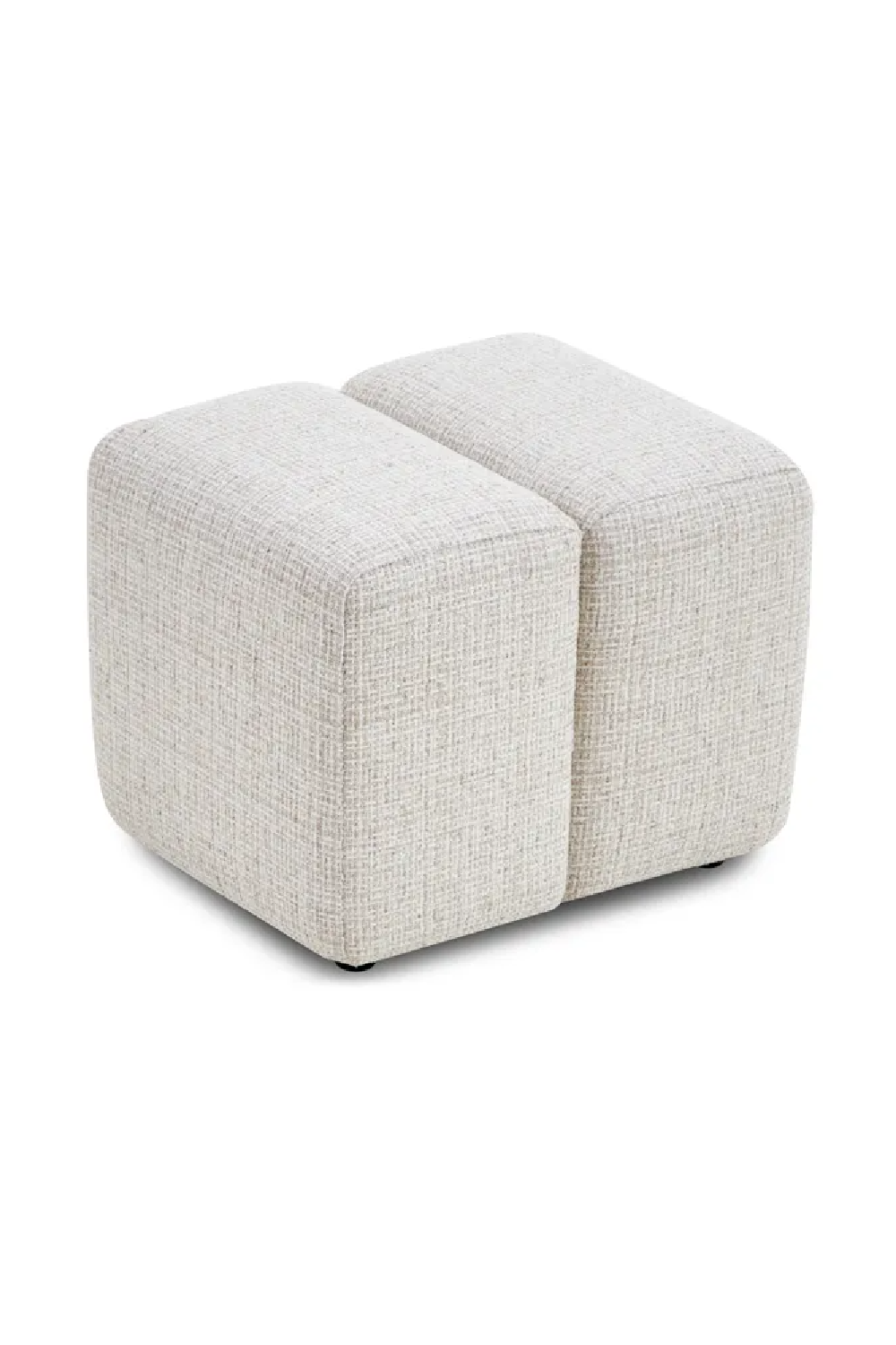 Beige Tweed Pouf | NV Gallery Nami | Oroa.com