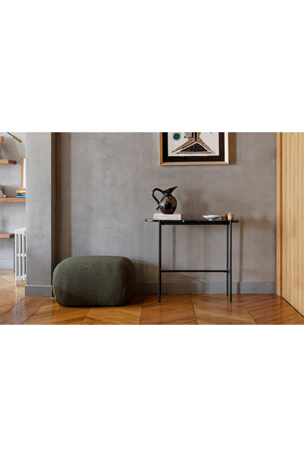 Fabric Upholstered Ottoman | NV Gallery Volta | Oroa.com