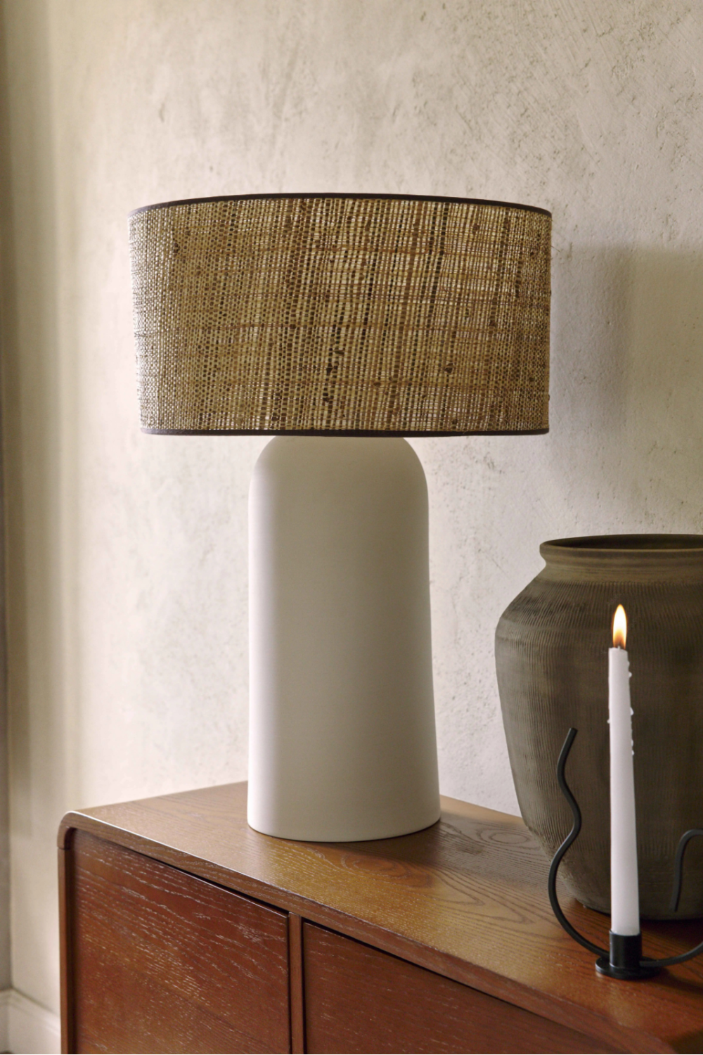 Woven Fiber Table Lamp | NV Gallery Agape | Oroa.com