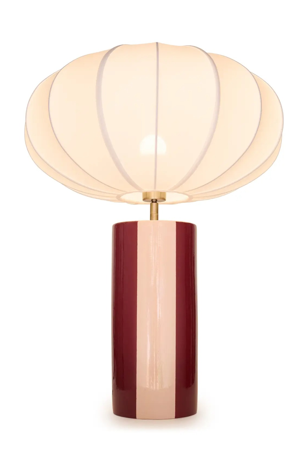 Striped Ceramic Base Table Lamp | NV Gallery Cappadocia | Oroatrade.com