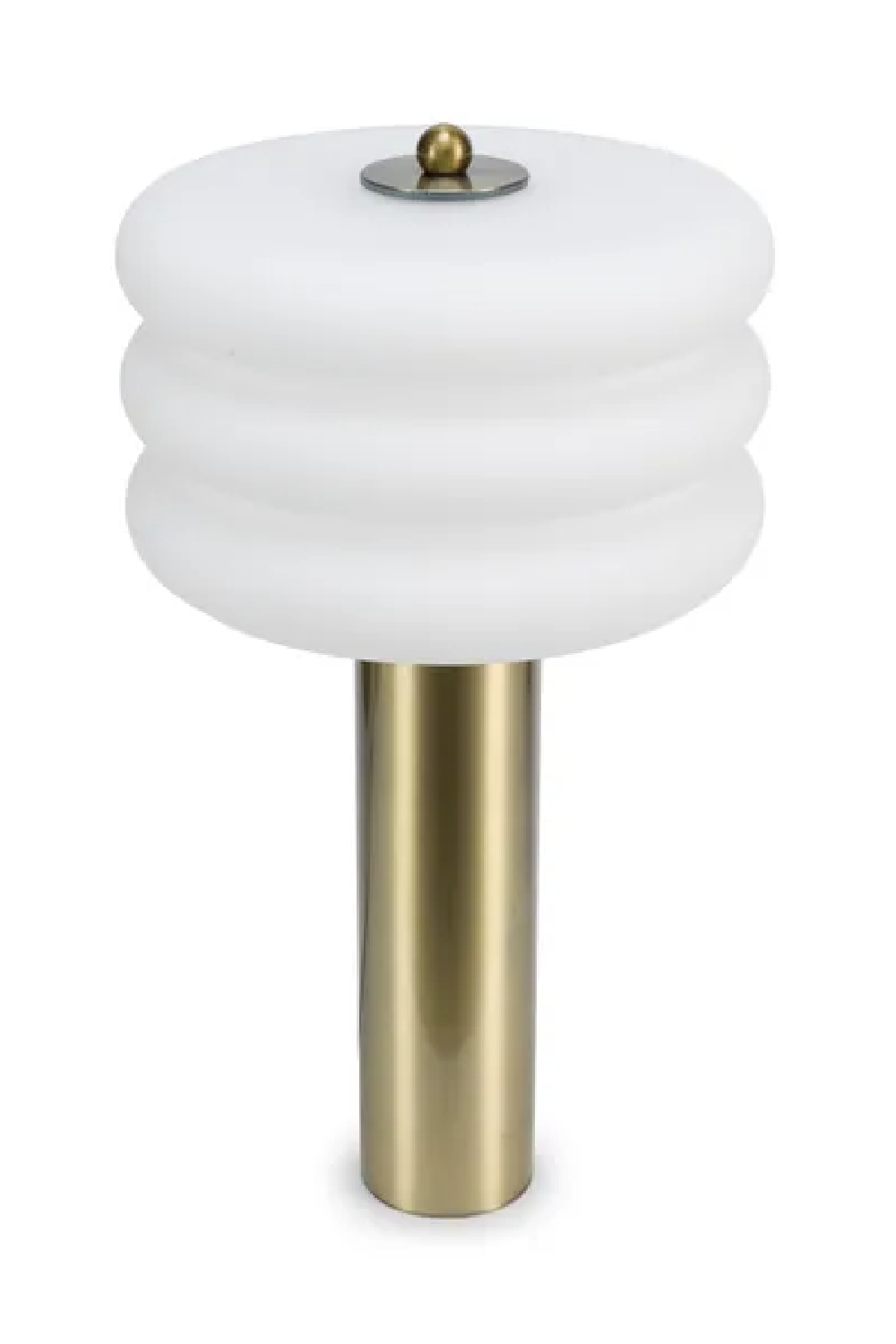 Cylindrical Brass Table Lamp | NV Gallery Houston | Oroa.com