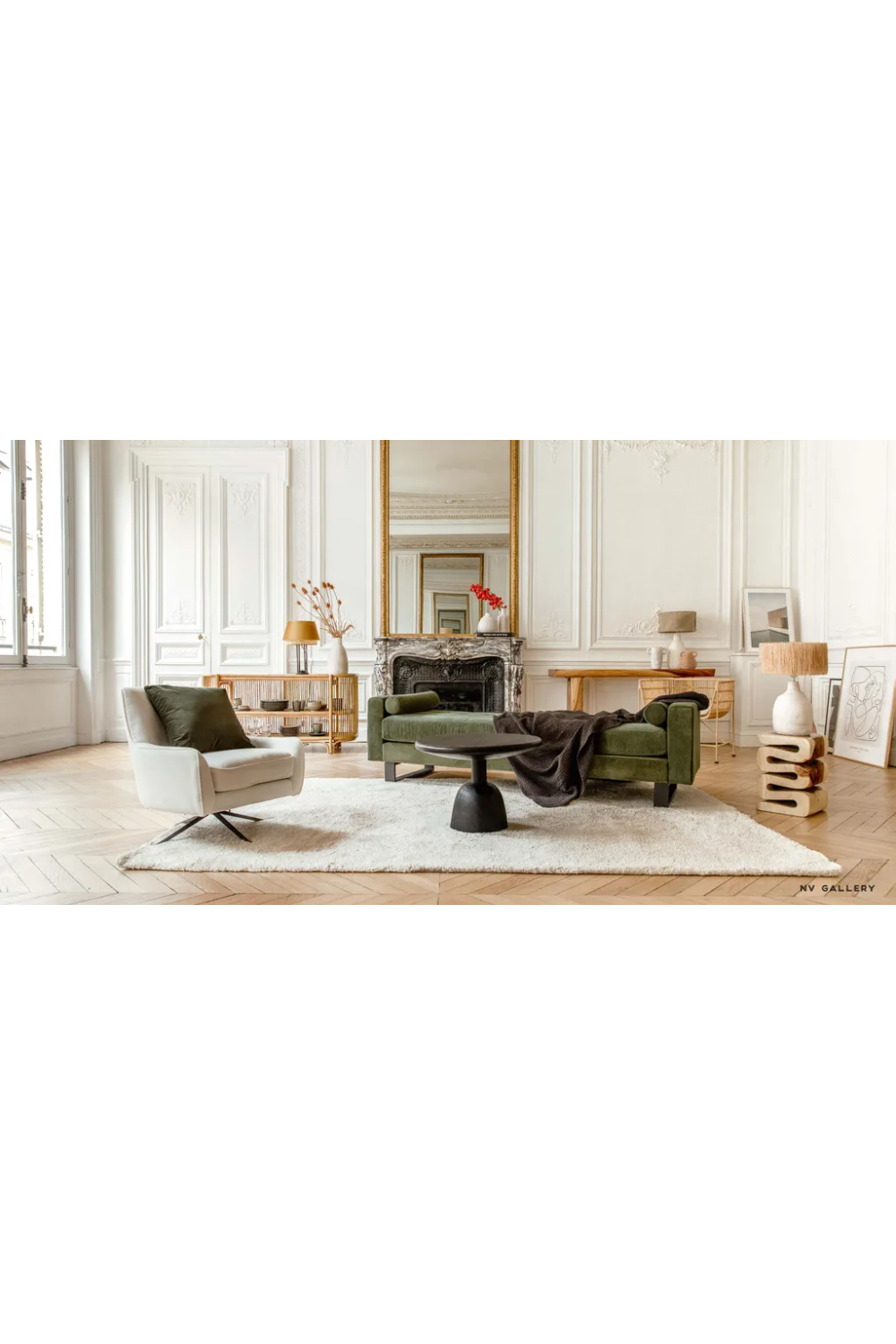 Woven Raffia Table Lamp | NV Gallery Nour | Oroa.com