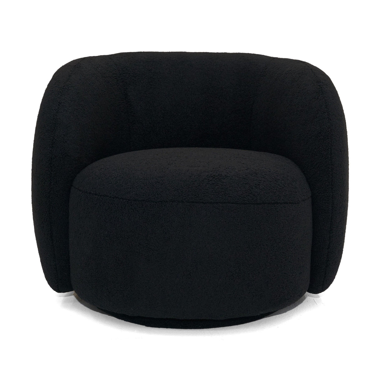 Black Rounded Accent Chair | Oroa.com