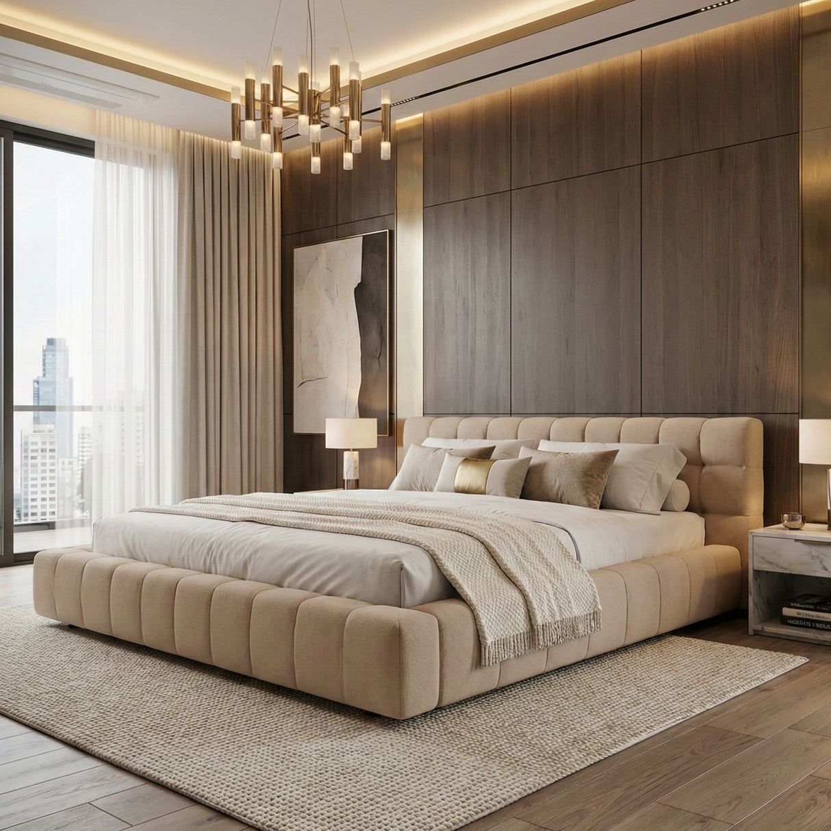 Tufted Queen Bed – Tyree – alternate view 25